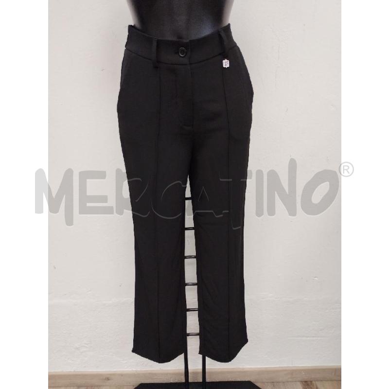 PANTALONE DONNA FRACOMINA NERO RIGA CENTRALE  | Mercatino dell'Usato Gazzada schianno 1
