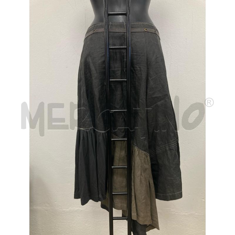 PANTALONE DONNA GONNA MARRONE AMPIO MARRONE | Mercatino dell'Usato Gazzada schianno 2