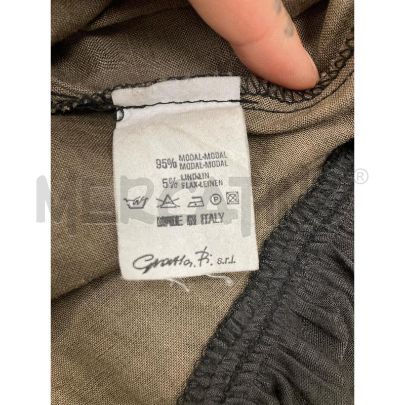 PANTALONE DONNA GONNA MARRONE AMPIO MARRONE | Mercatino dell'Usato Gazzada schianno 5