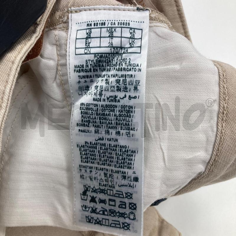 PANTALONE DONNA GUESS BEIGE BRILLANTINI CARTELLINO | Mercatino dell'Usato Gazzada schianno 4