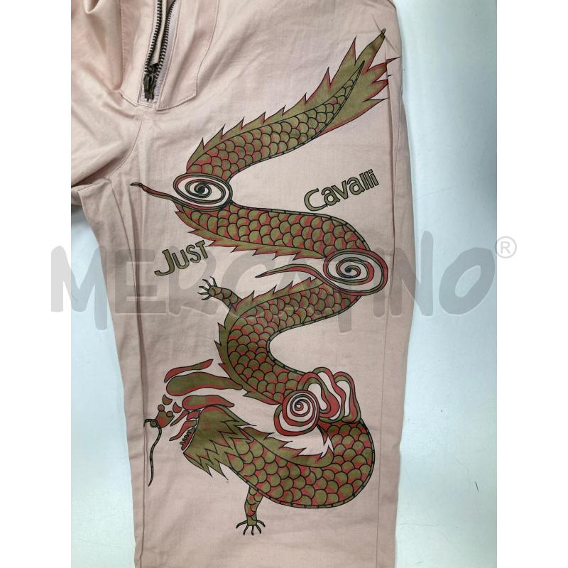 PANTALONE DONNA JUST CAVALLI ROSA DRAGO | Mercatino dell'Usato Gazzada schianno 5