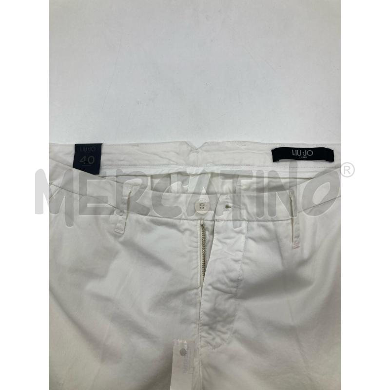 PANTALONE DONNA LIUJO BIANCO | Mercatino dell'Usato Gazzada schianno 3