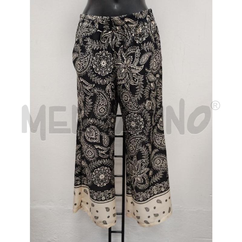 PANTALONE DONNA LIUJO NERO PASLEY DORATO | Mercatino dell'Usato Gazzada schianno 1