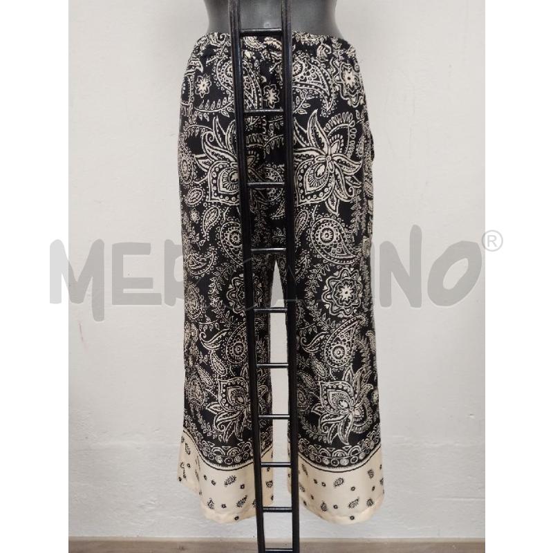 PANTALONE DONNA LIUJO NERO PASLEY DORATO | Mercatino dell'Usato Gazzada schianno 2