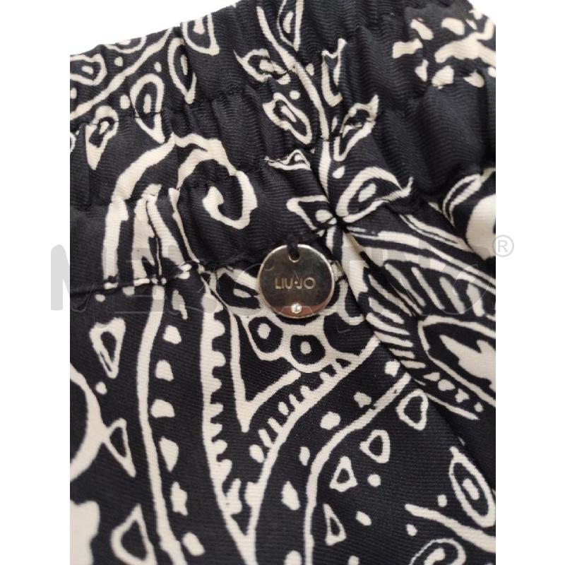 PANTALONE DONNA LIUJO NERO PASLEY DORATO | Mercatino dell'Usato Gazzada schianno 5
