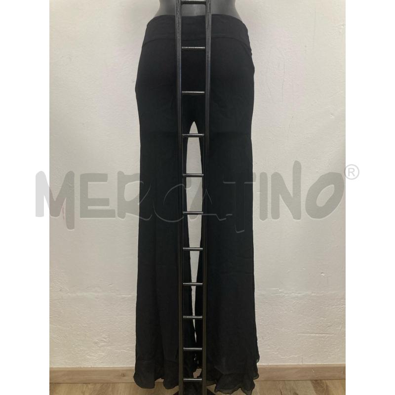 PANTALONE DONNA LUISA SPAGNOLI SETA NERI ZAMPA | Mercatino dell'Usato Gazzada schianno 2