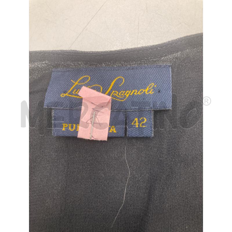 PANTALONE DONNA LUISA SPAGNOLI SETA NERI ZAMPA | Mercatino dell'Usato Gazzada schianno 3