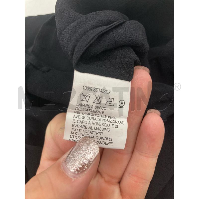 PANTALONE DONNA LUISA SPAGNOLI SETA NERI ZAMPA | Mercatino dell'Usato Gazzada schianno 4