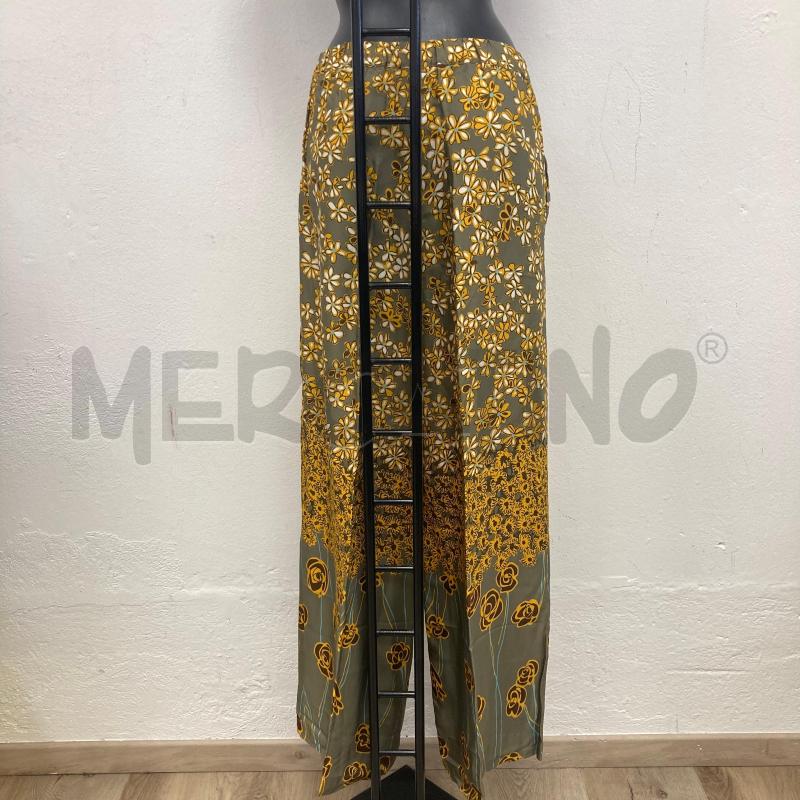 PANTALONE DONNA MANILA GRACE FIORATO GIALLO | Mercatino dell'Usato Gazzada schianno 2