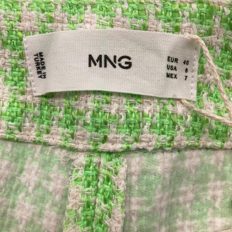 PANTALONE DONNA MNG QUADRI BIANCO VERDE | Mercatino dell'Usato Gazzada schianno 3