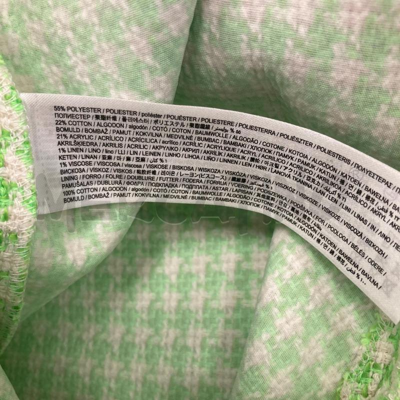 PANTALONE DONNA MNG QUADRI BIANCO VERDE | Mercatino dell'Usato Gazzada schianno 4