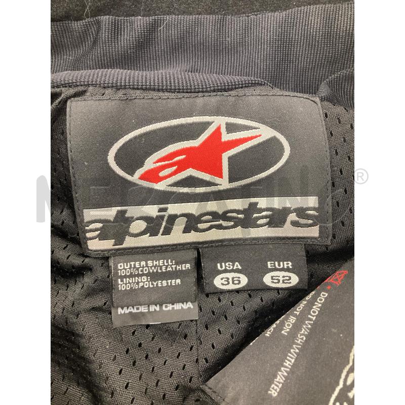 PANTALONE DONNA PELLE NERO ALPINESTAR | Mercatino dell'Usato Gazzada schianno 3