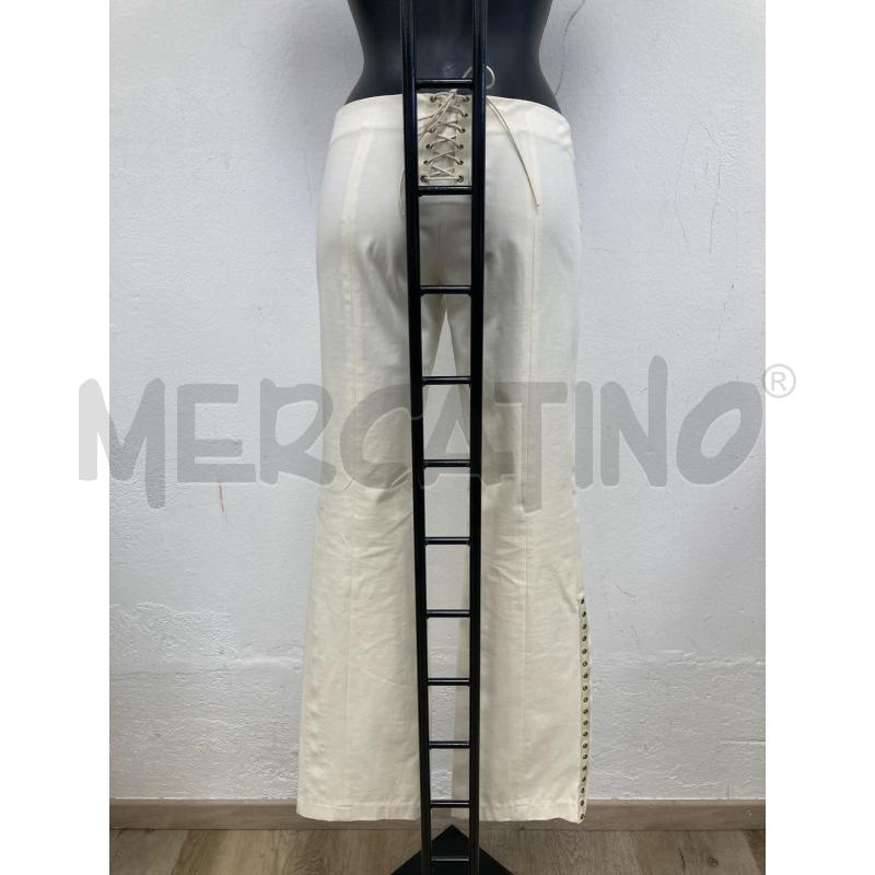 PANTALONE DONNA PINKO BEIGE LACCI | Mercatino dell'Usato Gazzada schianno 2