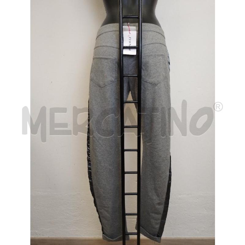 PANTALONE DONNA PINKO GRIGIA BANDA LATERALE | Mercatino dell'Usato Gazzada schianno 2