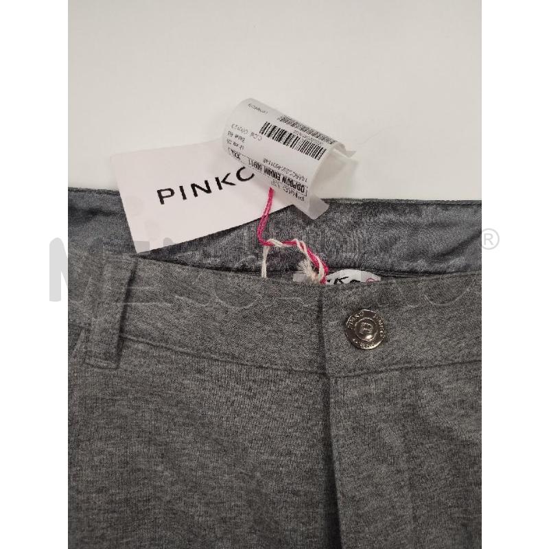 PANTALONE DONNA PINKO GRIGIA BANDA LATERALE | Mercatino dell'Usato Gazzada schianno 3