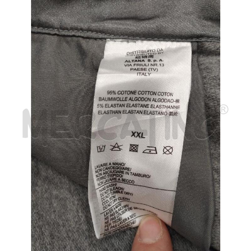 PANTALONE DONNA PINKO GRIGIA BANDA LATERALE | Mercatino dell'Usato Gazzada schianno 4