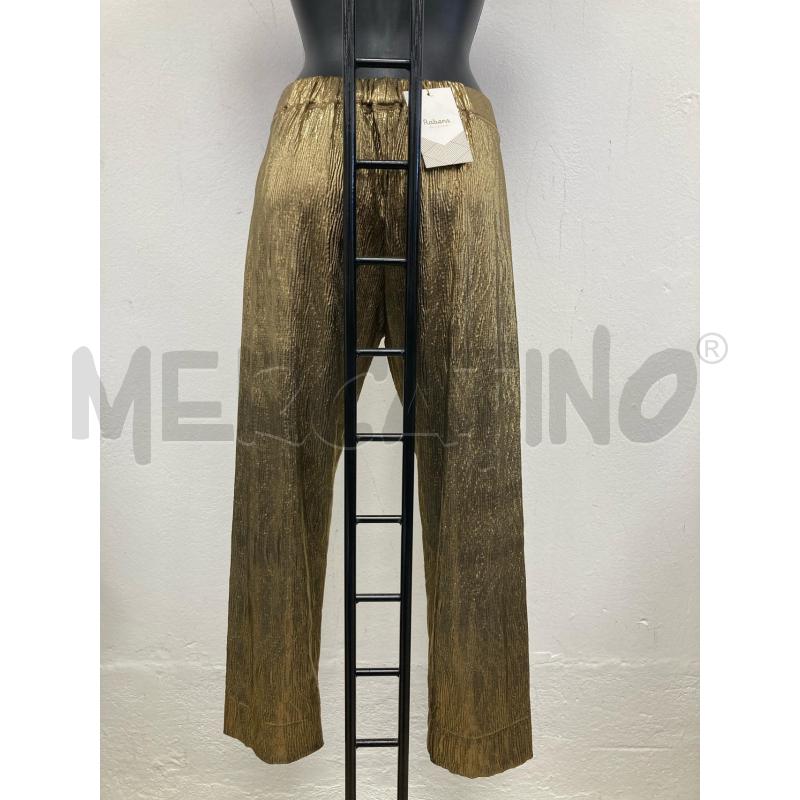 PANTALONE DONNA RABENS DORATI | Mercatino dell'Usato Gazzada schianno 2