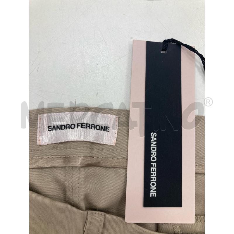 PANTALONE DONNA SANDRO FERRONE CARTELLINO BEIGE | Mercatino dell'Usato Gazzada schianno 4