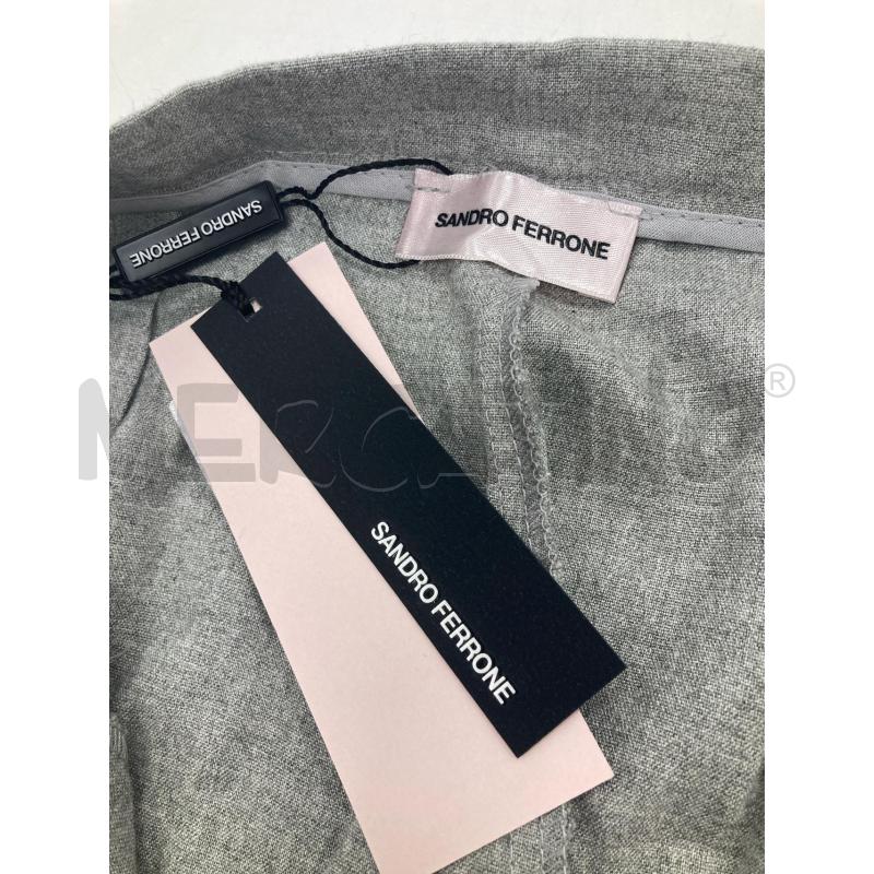 PANTALONE DONNA SANDRO FERRONE CARTELLINO GRIGIO CHIARO | Mercatino dell'Usato Gazzada schianno 3