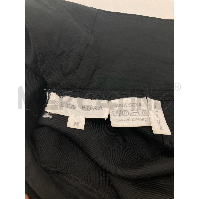 PANTALONE DONNA SETA PURA NERO | Mercatino dell'Usato Gazzada schianno 4