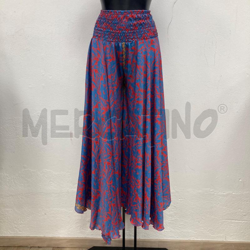 PANTALONE DONNA SETSA BLU ROSSO | Mercatino dell'Usato Gazzada schianno 1