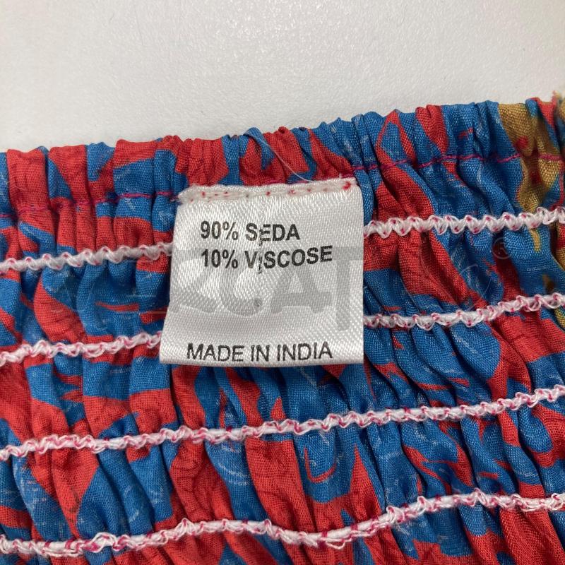 PANTALONE DONNA SETSA BLU ROSSO | Mercatino dell'Usato Gazzada schianno 3