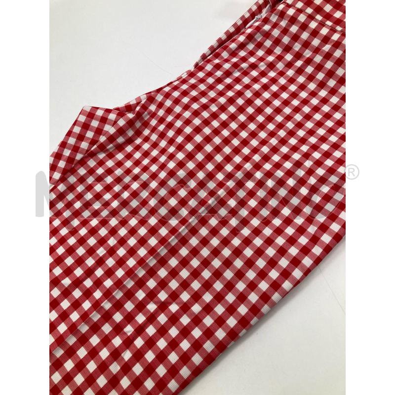 PANTALONE DONNA TONALI QUADRETTO ROSSO BIANCO | Mercatino dell'Usato Gazzada schianno 5
