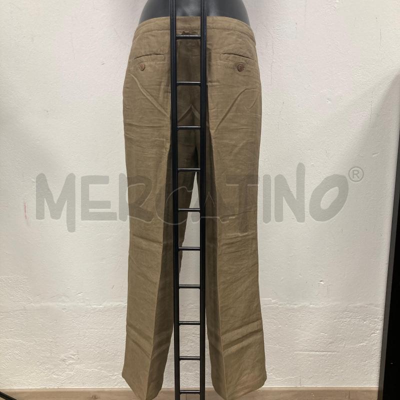 PANTALONE DONNA TRUSSARDI LINO MARRONE | Mercatino dell'Usato Gazzada schianno 2