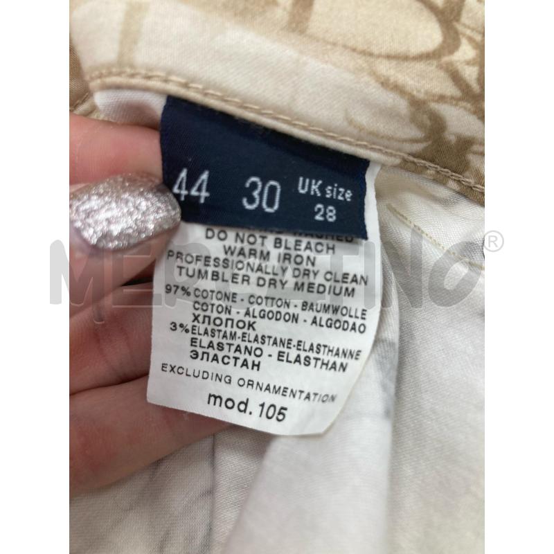 PANTALONE DONNA TRUSSARDI SABBIA | Mercatino dell'Usato Gazzada schianno 4