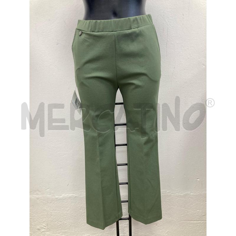 PANTALONE DONNA VERDE ZAMPA CARTELLINO XENIADIVA | Mercatino dell'Usato Gazzada schianno 1
