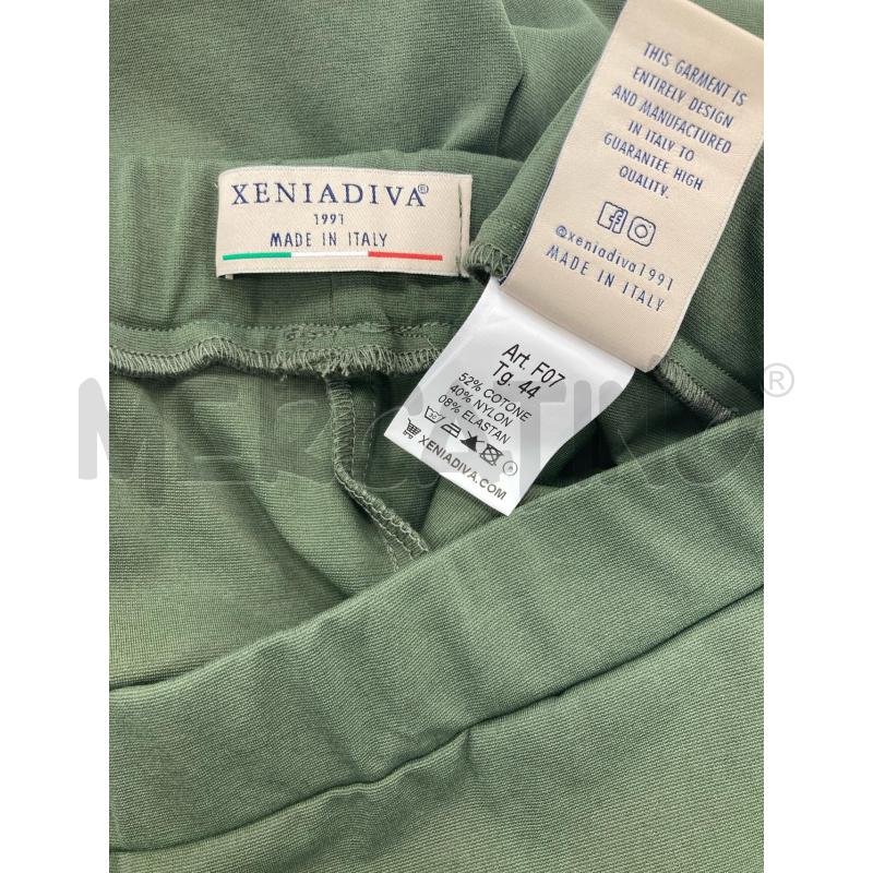 PANTALONE DONNA VERDE ZAMPA CARTELLINO XENIADIVA | Mercatino dell'Usato Gazzada schianno 5