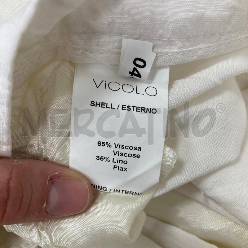 PANTALONE DONNA VICOLO BIANCHE | Mercatino dell'Usato Gazzada schianno 4