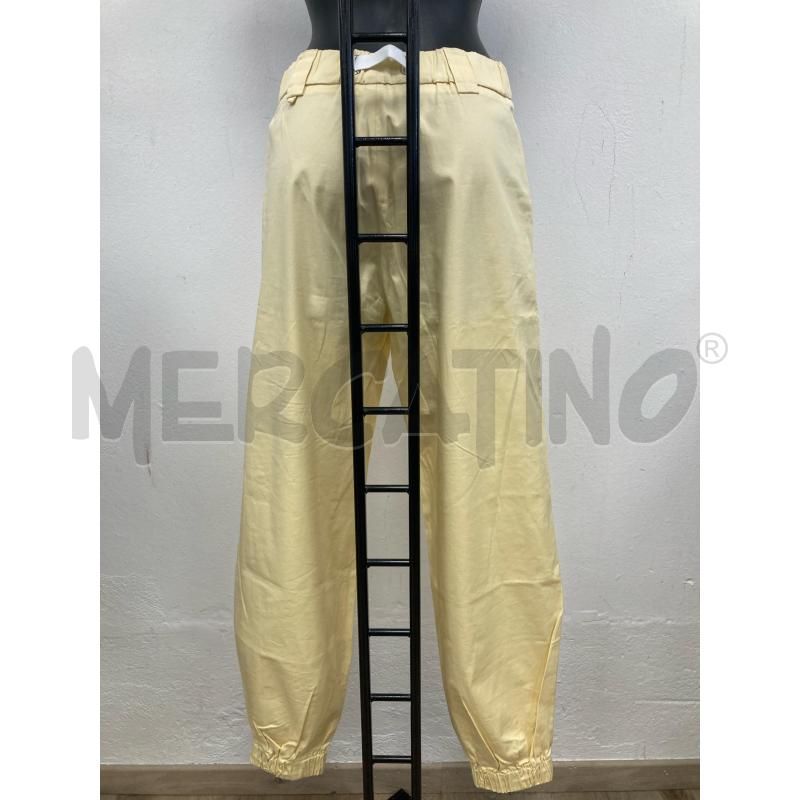 PANTALONE DONNA WHITESAND GIALLINO SCRITTA CUCITA | Mercatino dell'Usato Gazzada schianno 3
