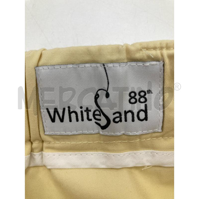 PANTALONE DONNA WHITESAND GIALLINO SCRITTA CUCITA | Mercatino dell'Usato Gazzada schianno 4