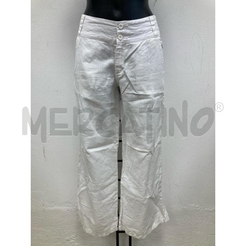 PANTALONE DONNA WOOLRICH BIANCO | Mercatino dell'Usato Gazzada schianno 1