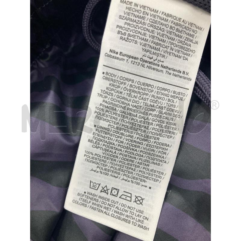 PANTALONE NIKE VIOLA ZEBRATO NERO | Mercatino dell'Usato Gazzada schianno 5