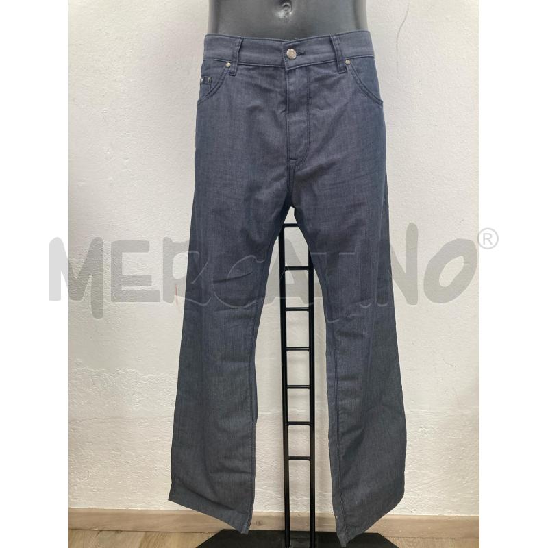PANTALONE UOMO BOSS BLU PUNTINATO BIANCO | Mercatino dell'Usato Gazzada schianno 1