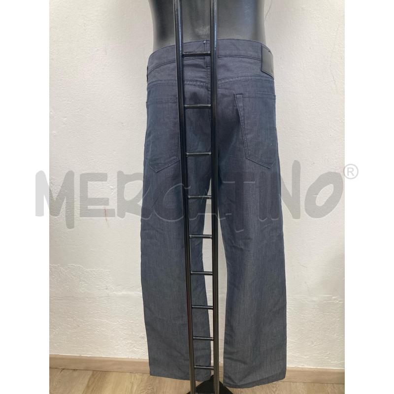 PANTALONE UOMO BOSS BLU PUNTINATO BIANCO | Mercatino dell'Usato Gazzada schianno 2