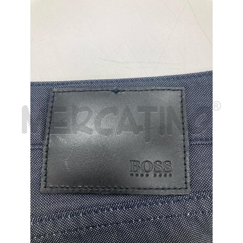 PANTALONE UOMO BOSS BLU PUNTINATO BIANCO | Mercatino dell'Usato Gazzada schianno 5
