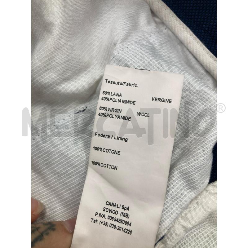 PANTALONE UOMO CANALI BLU PUNTINATO | Mercatino dell'Usato Gazzada schianno 4