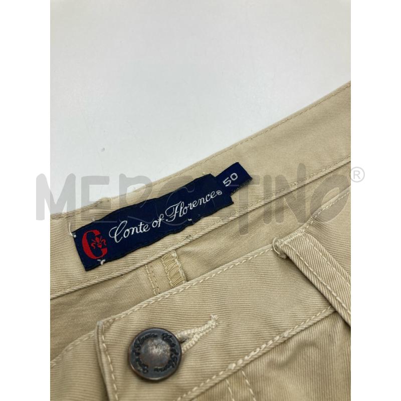 PANTALONE UOMO CONTE OF FLORENCE BEIGE | Mercatino dell'Usato Gazzada schianno 4