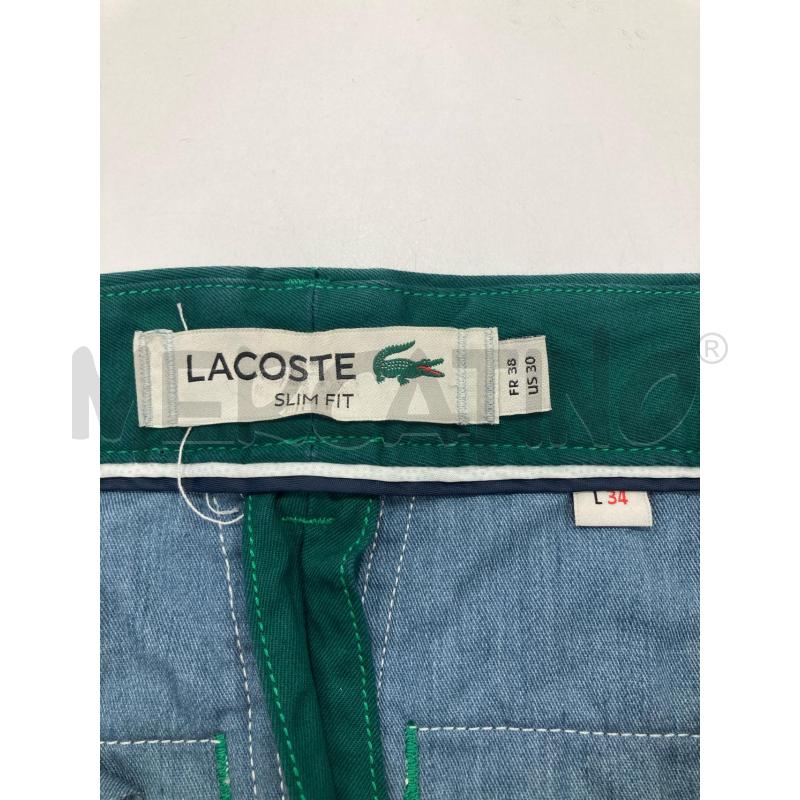 PANTALONE UOMO LACOSTE VERDI | Mercatino dell'Usato Gazzada schianno 3