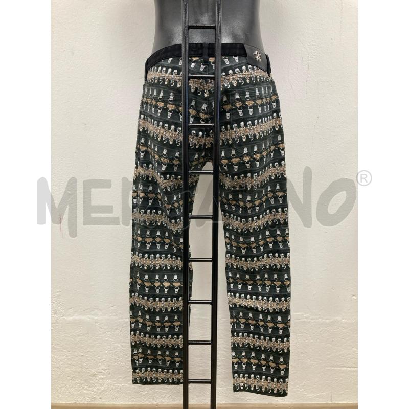 PANTALONE UOMO ROBERTO CAVALLI CATENE | Mercatino dell'Usato Gazzada schianno 2