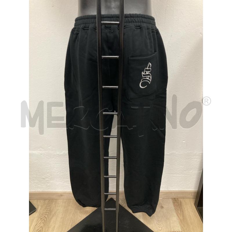 PANTALONE UOMO TUTA STREETZ NERO SCRITTA BIANCA ROSSA | Mercatino dell'Usato Gazzada schianno 2