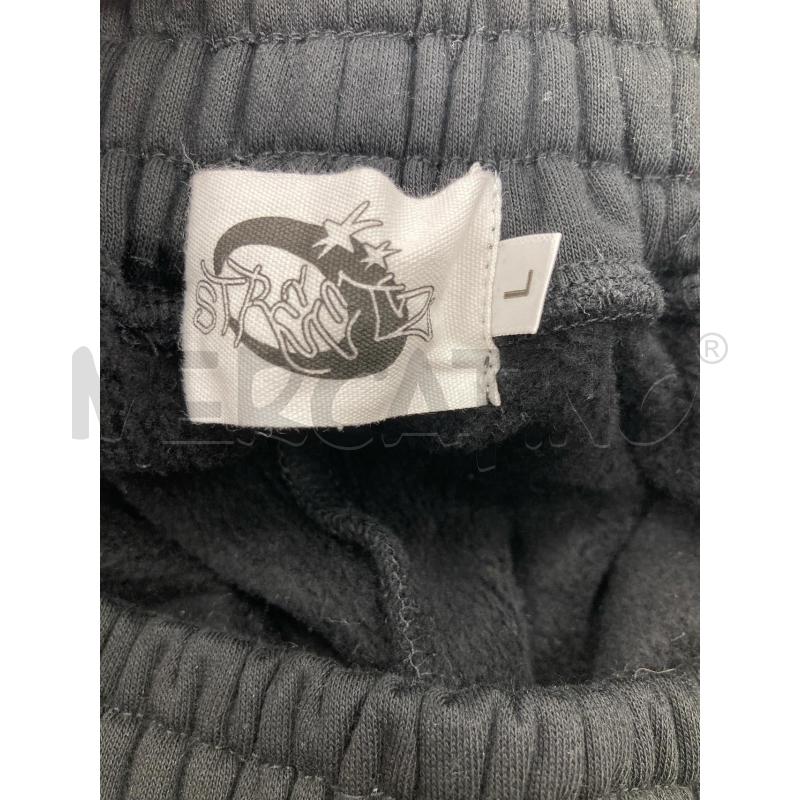 PANTALONE UOMO TUTA STREETZ NERO SCRITTA BIANCA ROSSA | Mercatino dell'Usato Gazzada schianno 3