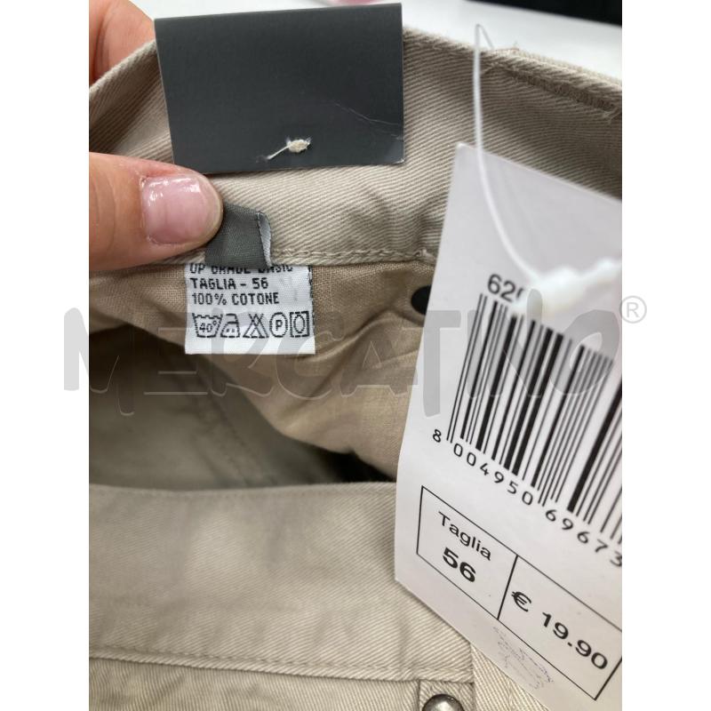 PANTALONE UOMO UPGRADE BEIGE | Mercatino dell'Usato Gazzada schianno 4