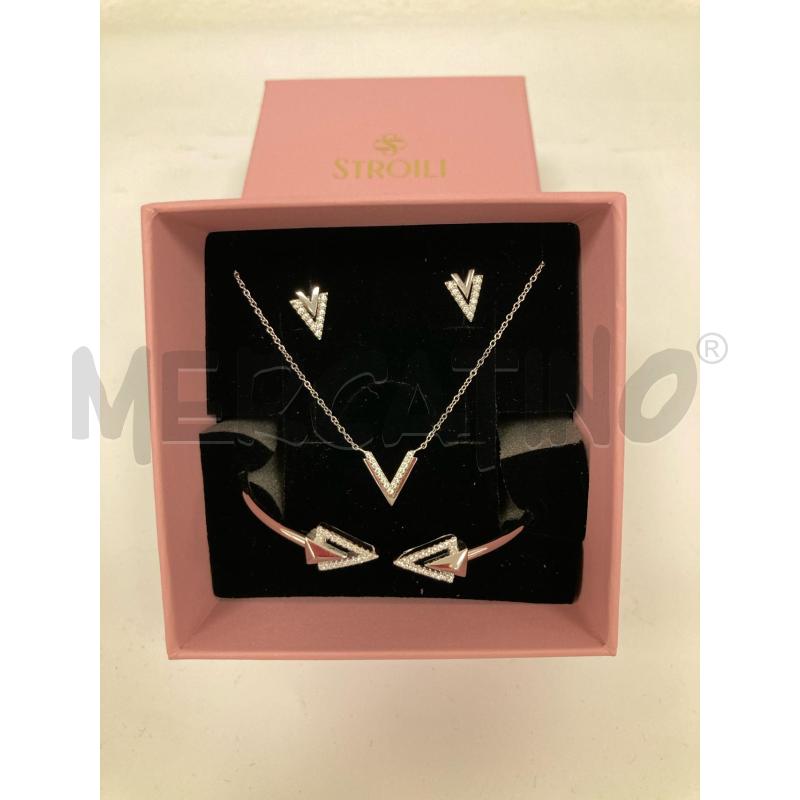 PARURE STROILI V * ORECCHINI COLLANA BRACCIALE | Mercatino dell'Usato Gazzada schianno 1