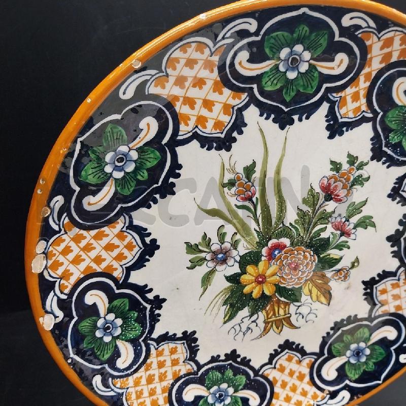 PIATTO D'EPOCA CERAMICA CORINTHYS MILANO CM.31 | Mercatino dell'Usato Gazzada schianno 3