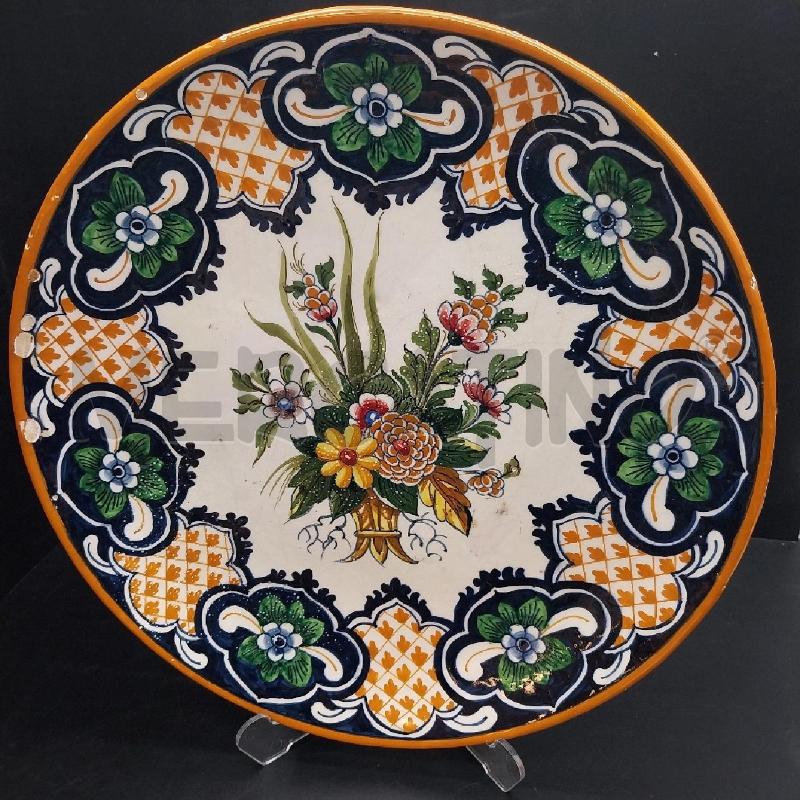 PIATTO D'EPOCA CERAMICA CORINTHYS MILANO CM.31 | Mercatino dell'Usato Gazzada schianno 4