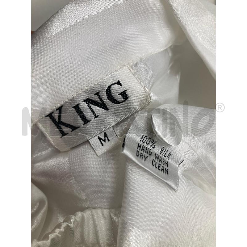PIGIAMA DONNA KING SETA RIGHE BIANCHE | Mercatino dell'Usato Gazzada schianno 3